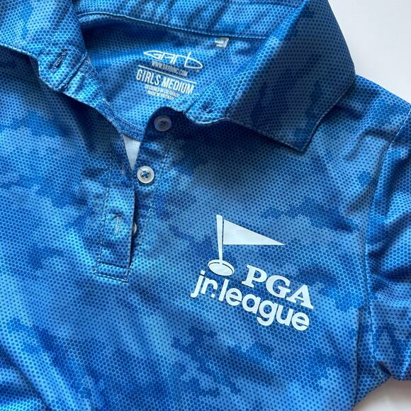 Garb Golf Polos Jr PGA - Girls Medium - Bundle of 2 - Picture 2 of 5